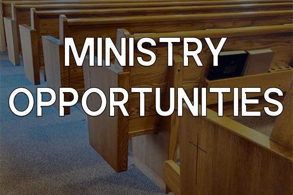 MINISTRY OPPORTUNITIES: February 19, 2025