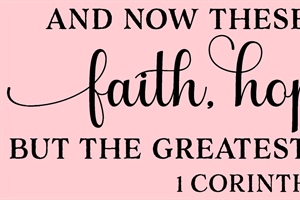 WMA: But the Greatest of These is Love