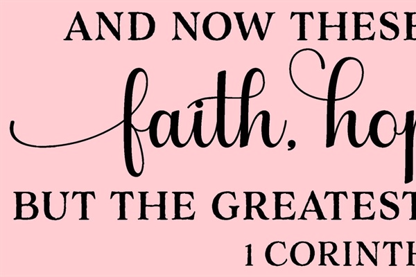 WMA: But the Greatest of These is Love