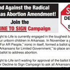 ARTL Launches "Decline To Sign" Campaign