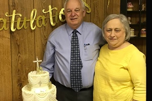 South Honored For 50 Years