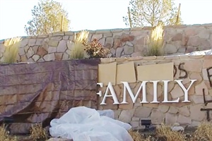 Vandals Deface Focus on the Family Sign