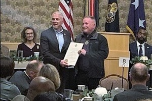 Chaplain Guthrie Awarded Medal