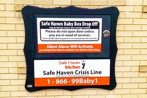 Two new Safe Haven Baby Boxes Dedicated