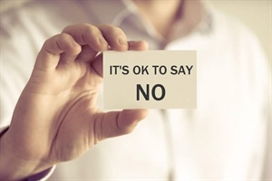 STUDENT MINISTRY: The Need to Say “No”
