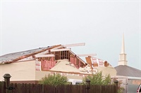 Landmark, England Sustains Storm Damage