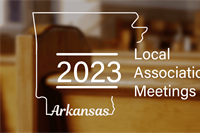 Arkansas Local Association Meeting Schedule
