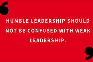 Leading Requires Humility