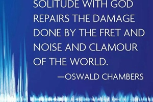 HEALTHY CHURCH: Solitude vs. Isolation