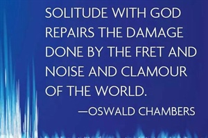 HEALTHY CHURCH: Solitude vs. Isolation