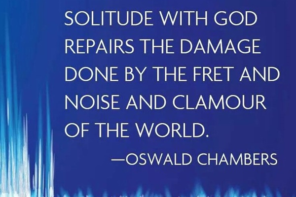 HEALTHY CHURCH: Solitude vs. Isolation