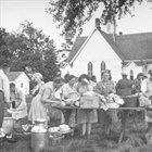 Baptist Pallets, Open Windows, Funeral Home Fans and Dinner on the Ground